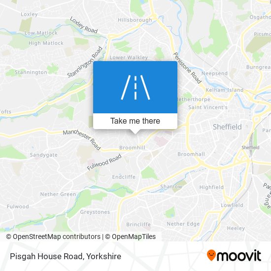 Pisgah House Road map