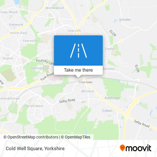 Cold Well Square map