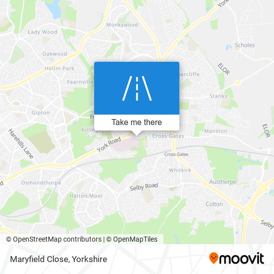 Maryfield Close map