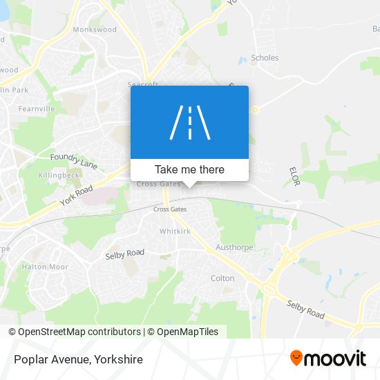 Poplar Avenue map