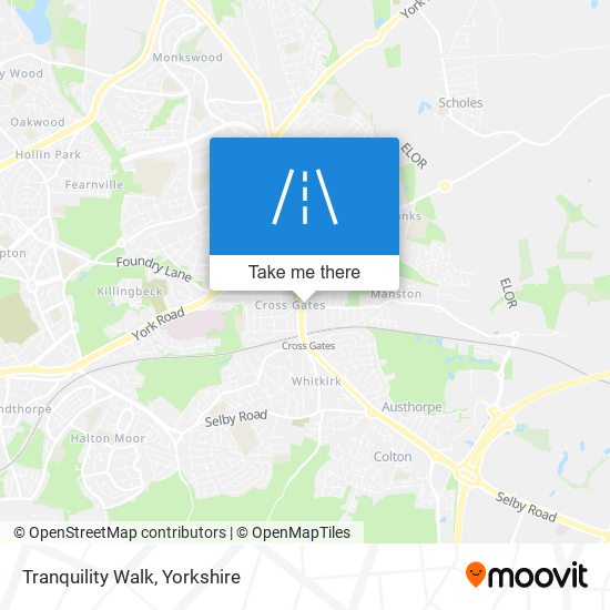Tranquility Walk map