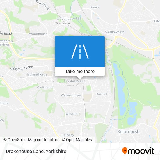 Drakehouse Lane map