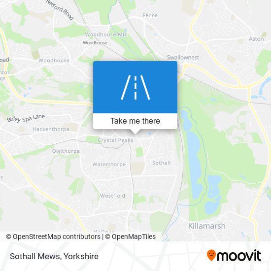 Sothall Mews map