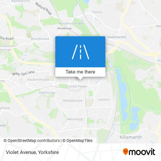 Violet Avenue map