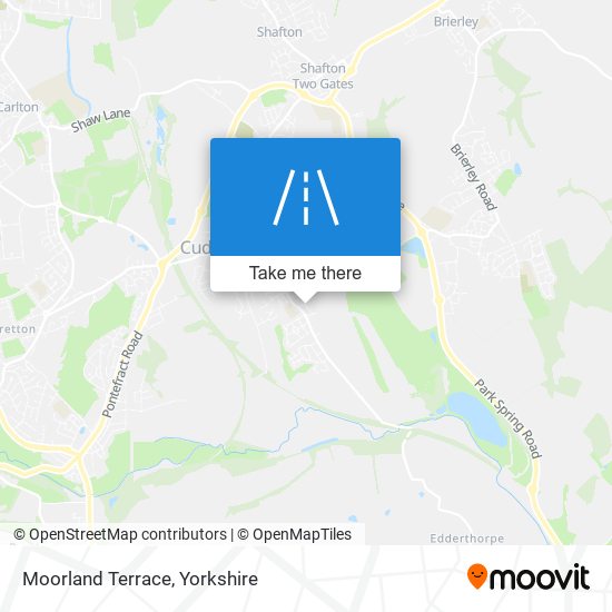 Moorland Terrace map