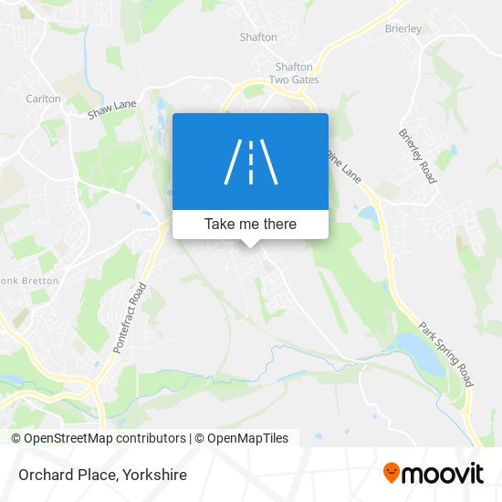 Orchard Place map
