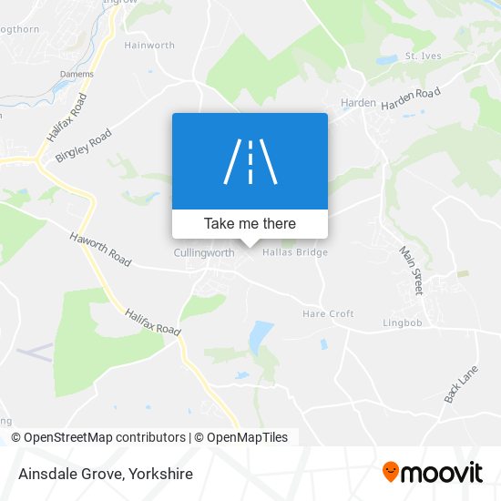 Ainsdale Grove map