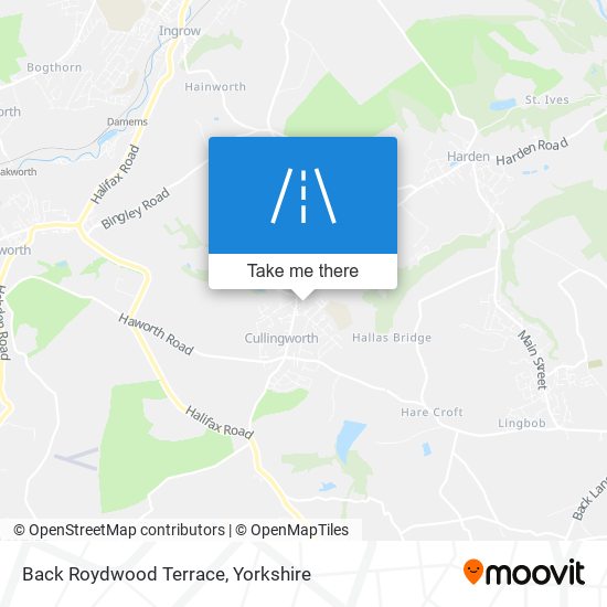 Back Roydwood Terrace map