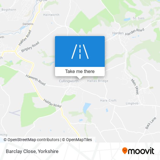 Barclay Close map