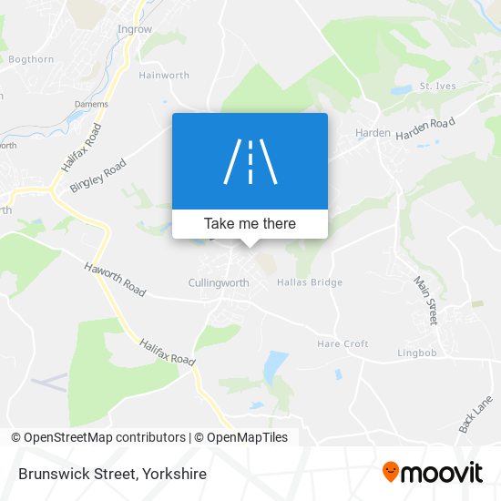 Brunswick Street map