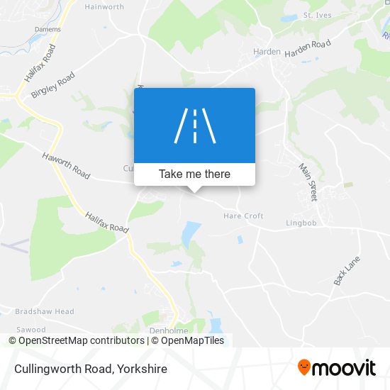 Cullingworth Road map