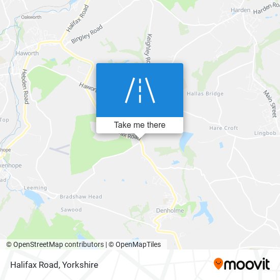 Halifax Road map