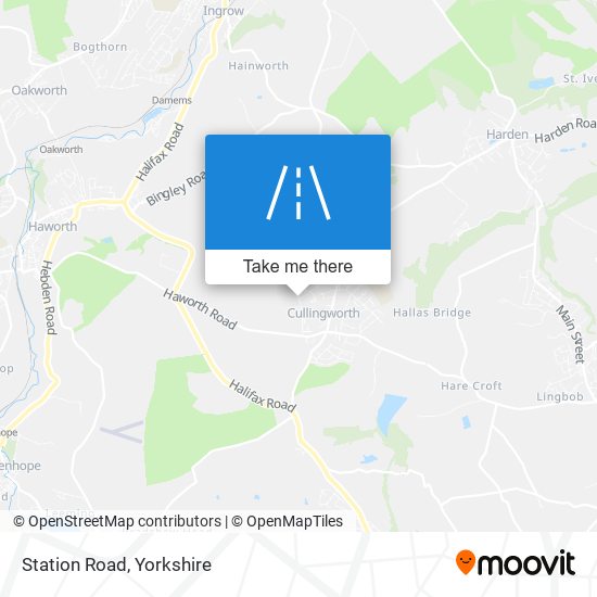 Station Road map