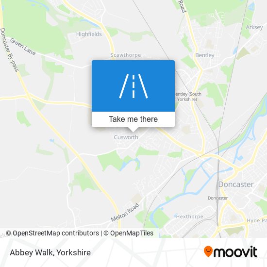 Abbey Walk map