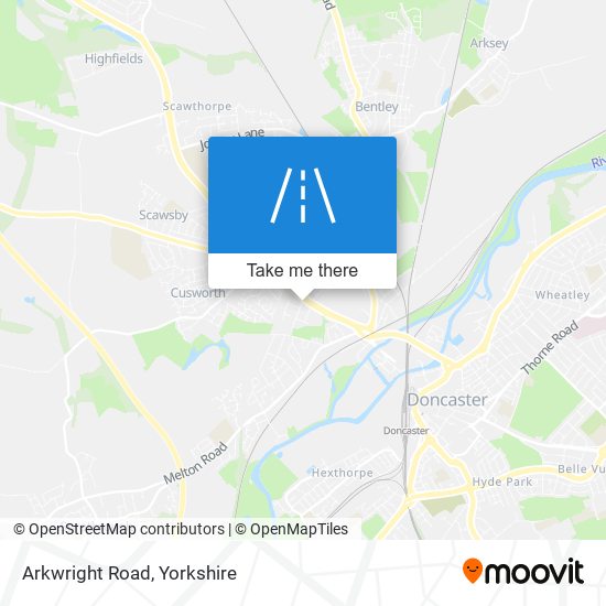Arkwright Road map
