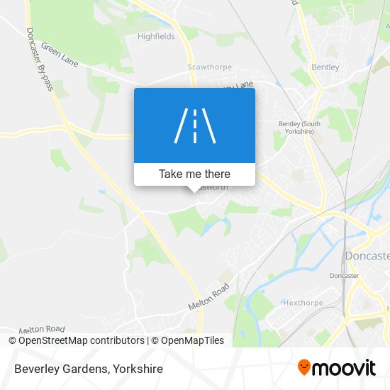 Beverley Gardens map