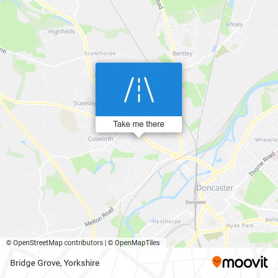 Bridge Grove map