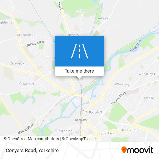 Conyers Road map