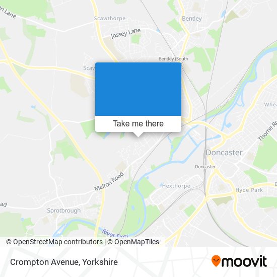 Crompton Avenue map