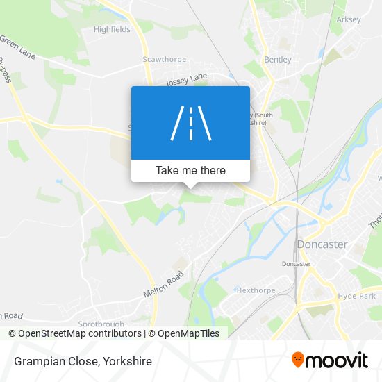 Grampian Close map