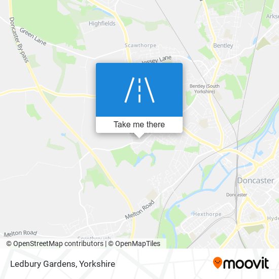 Ledbury Gardens map