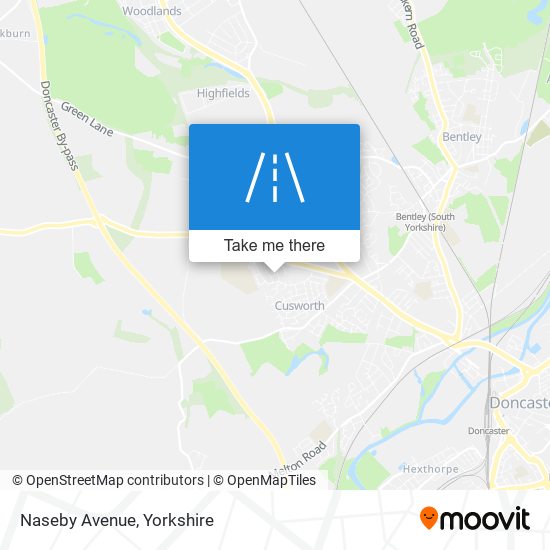 Naseby Avenue map