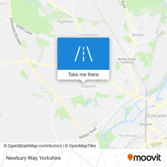 Newbury Way map
