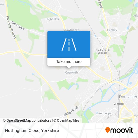 Nottingham Close map