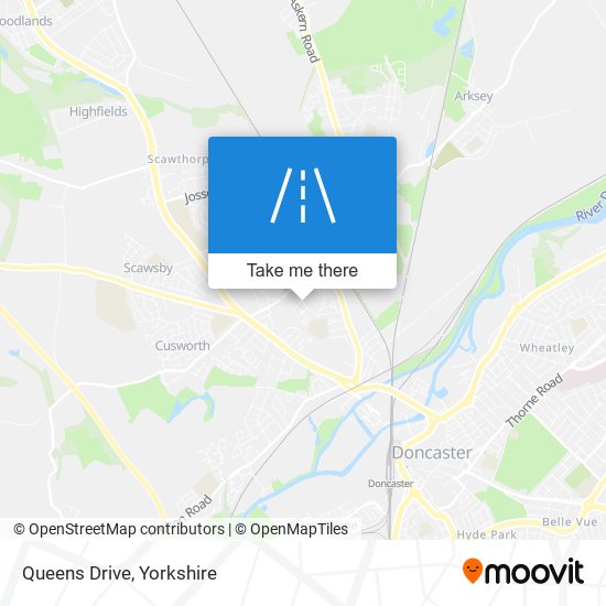 Queens Drive map
