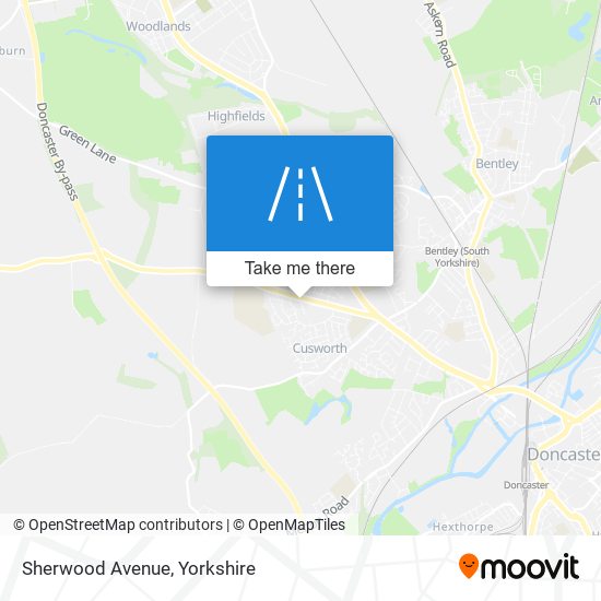 Sherwood Avenue map