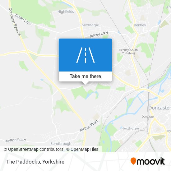 The Paddocks map