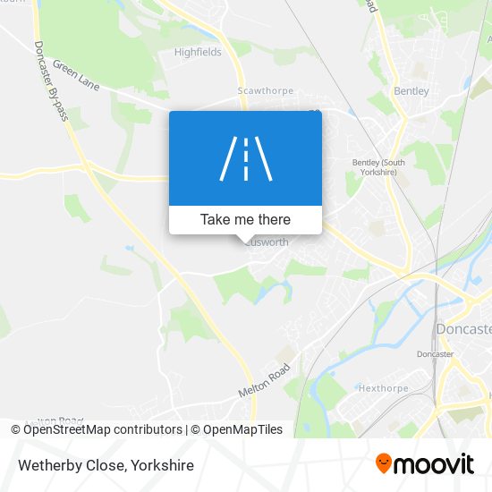 Wetherby Close map