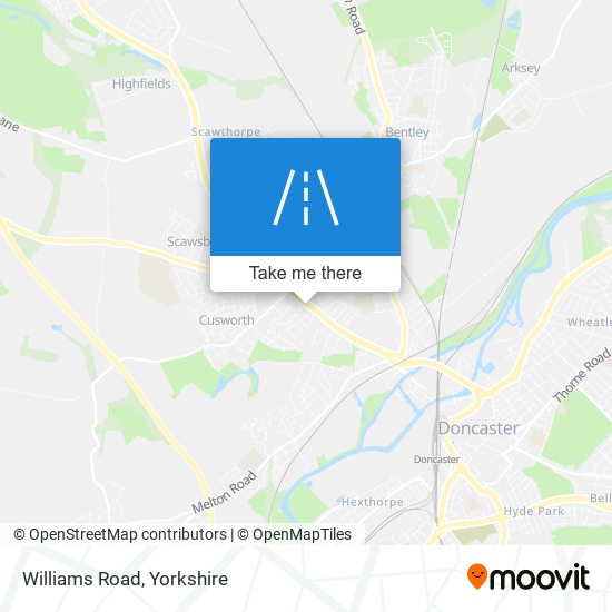 Williams Road map
