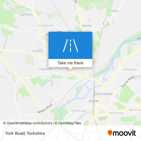 York Road map