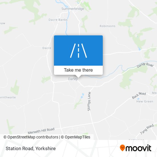 Station Road map