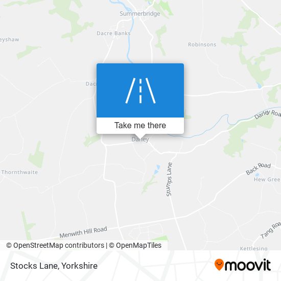 Stocks Lane map