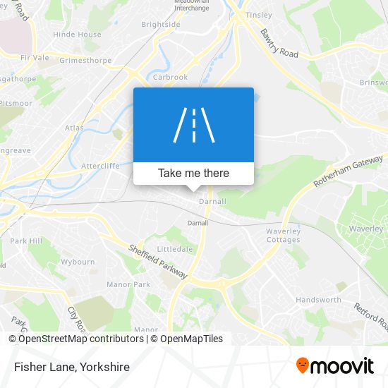 Fisher Lane map