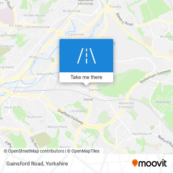 Gainsford Road map