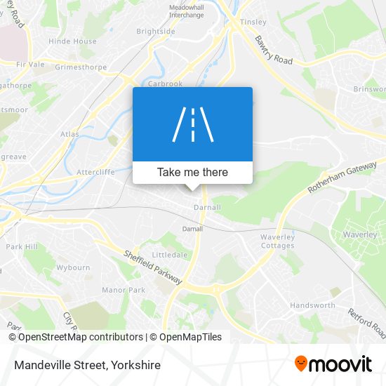 Mandeville Street map