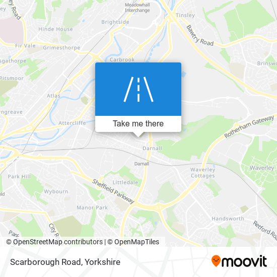 Scarborough Road map