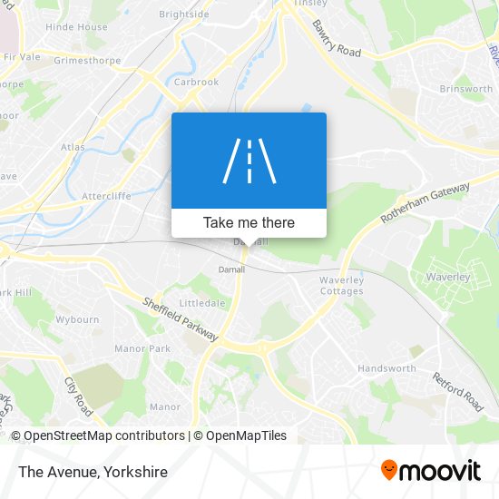 The Avenue map