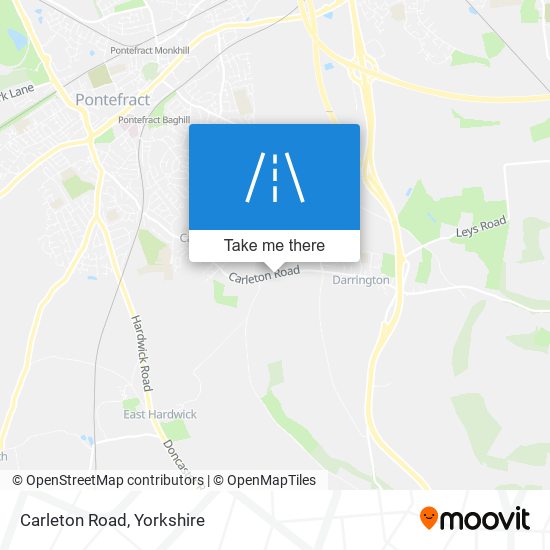 Carleton Road map