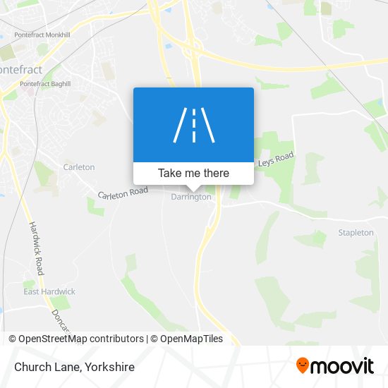 Church Lane map