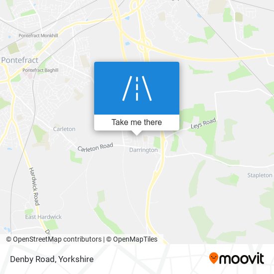 Denby Road map