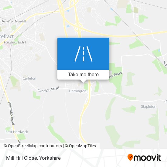 Mill Hill Close map