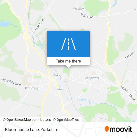 Bloomhouse Lane map