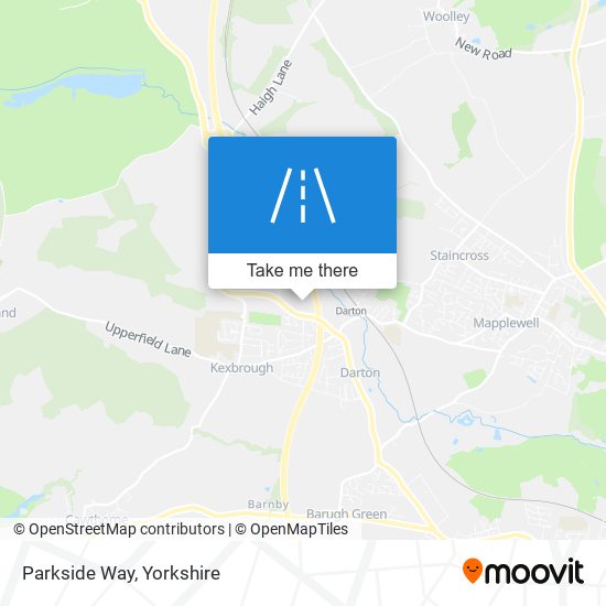 Parkside Way map