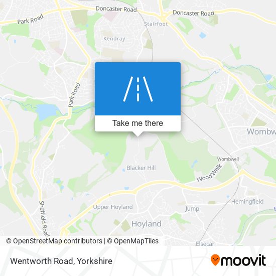 Wentworth Road map