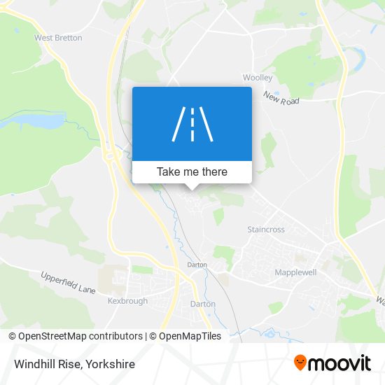 Windhill Rise map