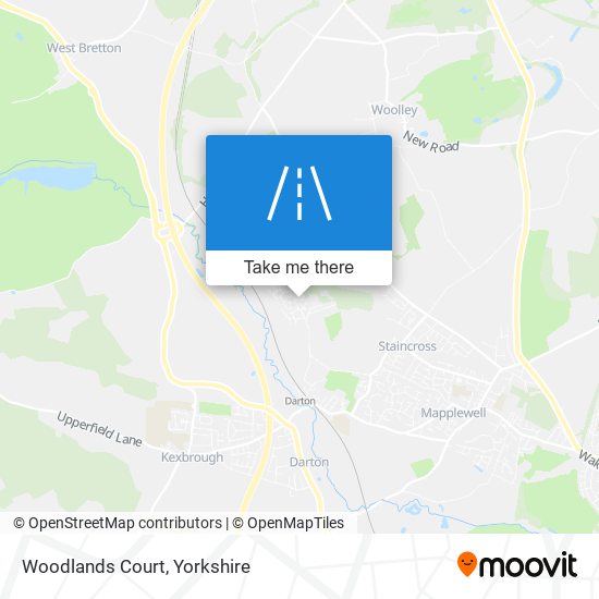 Woodlands Court map